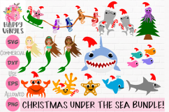 Christmas Under The Sea Bundle! Mermaids, Sharks, Much More! Product Image 1