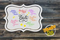 Bridal Party Bundle SVGs Product Image 1