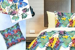 Watercolor viburnum PNG leaves set   Product Image 7