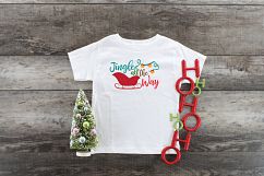 Jingle all the Way - Christmas SVG Cut File - DXF PNG EPS Product Image 7