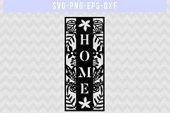 Home SVG Cut File, Welcome Sign SVG Designs, DXF EPS PNG Product Image 4