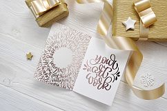 Christmas background mockup with smart object Product Image 6