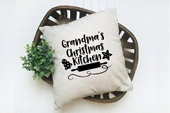 Christmas SVG Cut File - Grandma&#039;s Kitchen SVG DXF PNG EPS Product Image 7