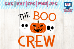 halloween, the boo crew, ghost, pumpkin, skull, svg Product Image 2