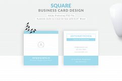 Square Business Card Design Product Image 1
