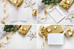 Christmas background mockup with smart object Product Image 9