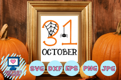 halloween, october 31st, spider, svg Product Image 1