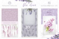 Lilac Dream + BONUS 6 Instagram Templates Product Image 4