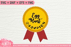 Egg Hunt CHAMPION | Easter| Winner |SVG, DXF, Cutting File Product Image 1