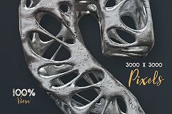 Future Metal 3D Lettering Product Image 3