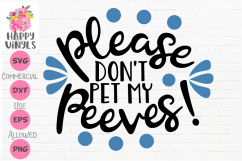 Funny SVG Pet Peeves SVG Cut File by Happy Vinyls Product Image 1