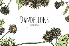 Dandelions - Digital Clip Art Product Image 1