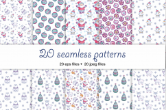 Christmas patterns and clip arts Product Image 4