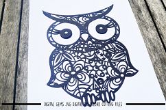 Owl Paper Cut SVG / DXF / EPS File Product Image 3