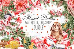 HandDawn Watercolor Christmas BUNDLE Product Image 1