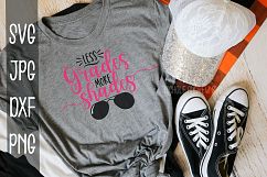 Less Grades More Shades, Teacher, Summer, SVG Product Image 2