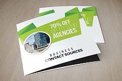 Business Solutions Consultant Square Trifold Brochure Product Image 1