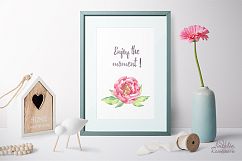 Watercolor Peonies set Product Image 9
