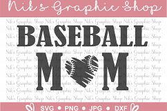 baseball mom svg, baseball mom, baseball svg, baseball svgs Product Image 2