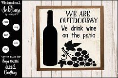 Wine On the Patio SVG Product Image 1