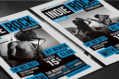 Indie Rock Music Concert Flyer Product Image 4