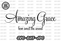 Amazing Grace SVG Product Image 1