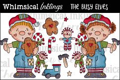 The Busy Elves Clipart Collection Product Image 1