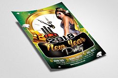 New Year Party Flyer Product Image 3