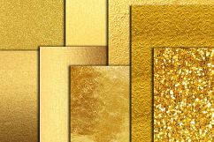 Gold Foil Digital Paper Product Image 4