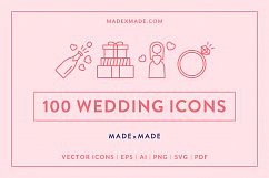 Line Icons - Wedding Product Image 1