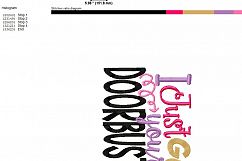 I Just Got Your Doorbuster - Black Friday Embroidery Product Image 4