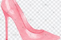 100 Hand Painted Watercolor Shiny High Heels Clip Arts Product Image 3