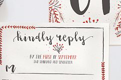 Watercolor Floral Invitation Suite Product Image 3