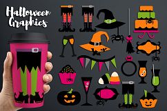 Cool Halloween Party Clip Art Graphics and Illustrations Product Image 1