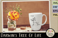 Darwin&#039;s Evolutionary Tree of Life SVG Cutting File Product Image 2