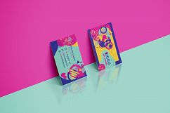 Memphis Style Business Cards Product Image 7