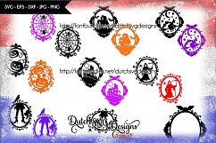 SPECIAL OFFER 9 Halloween frame cutting files for only 12 dollar!!! For Cricut &amp; Silhouette, halloween svg, halloween cut file, frame svg Product Image 1