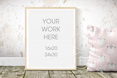 Kids frame mockup 8x10 bundle | nursery frames Product Image 14