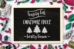 Christmas SVG Cut File - Freshly Cut Christmas Trees SVG DXF Product Image 3