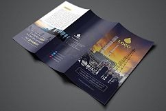Trifold Oil And Gas Flyer Template Product Image 1