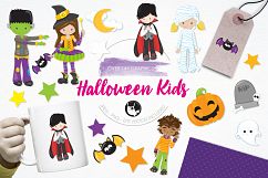 Halloween Kids graphics and illustrations Product Image 1