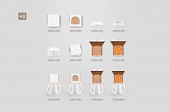 pizza box mockup Product Image 4