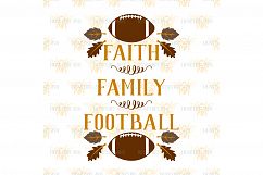 Faith Family Football svg Product Image 2