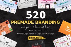 520 Premade Logo Bundle + Bonus Product Image 1