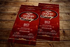 Vintage Party Ticket Template Product Image 3