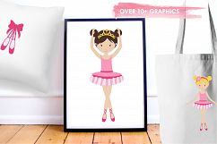 Dancing Ballerinas graphics and illustrations Product Image 5