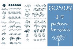 Handsketched floral elements. VOL2 Product Image 9