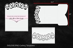 Bundle big set wedding invitations svg laser cut templates Product Image 18