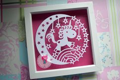 Unicorn Paper Cut SVG / DXF / EPS Files Product Image 2