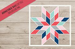 Texas Star Barn Quilt SVG Cut File Product Image 1